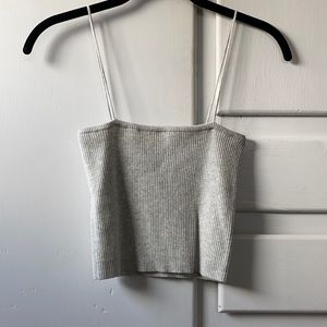 grey brandy melville tank top